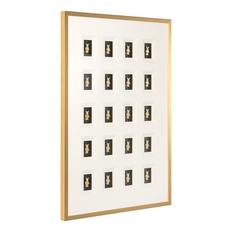 RICHMOND obraz BEAR BLOCK 3D 100x70 cm