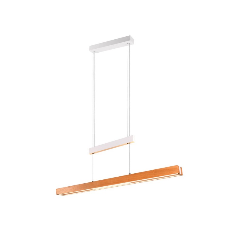Trio Lampa wisząca LED nowoczesna TRAJAN 375390531 biały