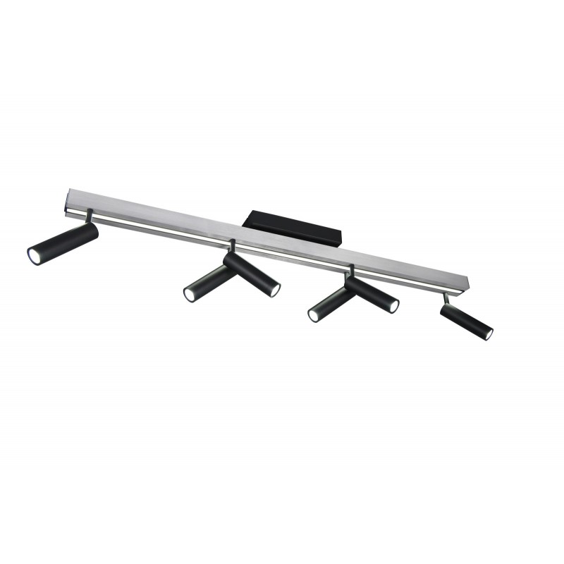 Trio Lampa natynkowa ZENO 648310705 srebrny i odcienie srebra, czarny