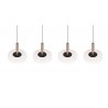 Trio Lampa wisząca LED nowoczesna CELESTE 354910465 brązowy i odcienie brązu, czarny