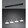 Trio Lampa wisząca LED nowoczesna CELESTE 354910465 brązowy i odcienie brązu, czarny