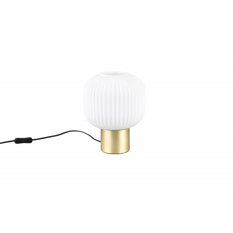 Trio Lampa Stołowa Diva 519800108 Złoty I Odcienie Złota, Czarny