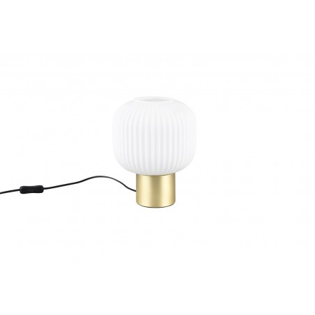 Trio Lampa Stołowa Diva 519800108 Złoty I Odcienie Złota, Czarny