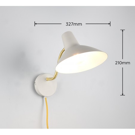 Trio Kinkiet Traveller 263470176 Szary I Odcienie Szarości, Złoty I Odcienie Złota