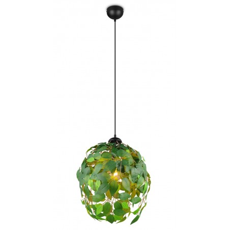Rl Lampa Wisząca Nowoczesna Leavy R10461915 Czarny, Zielony