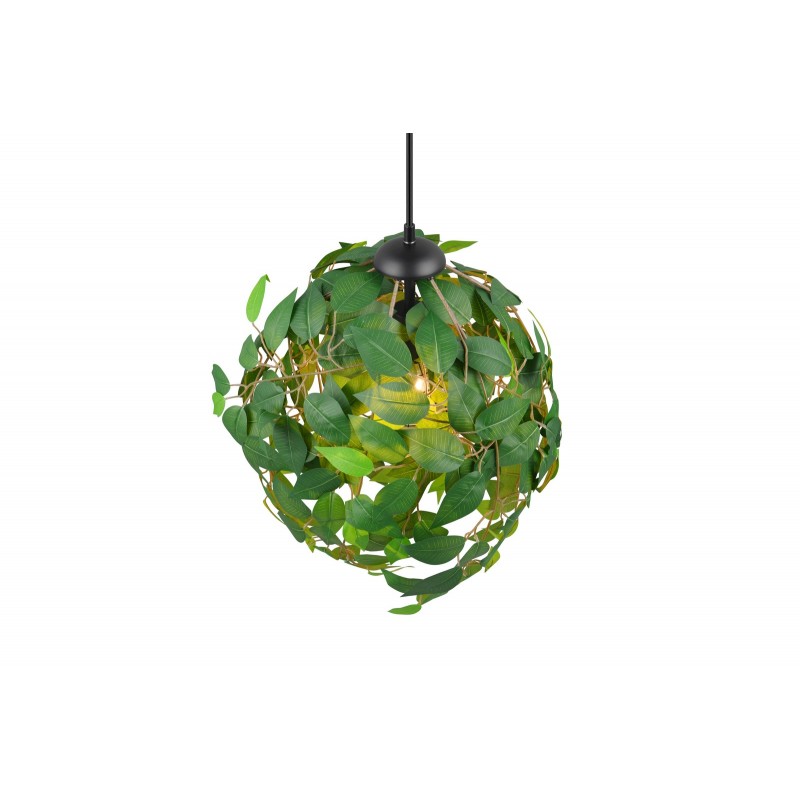 Rl Lampa Wisząca Nowoczesna Leavy R10461915 Czarny, Zielony