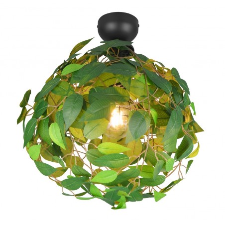 Rl Lampa Natynkowa Leavy R60461015 Czarny, Zielony