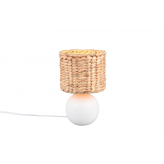 Trio Lampa Stołowa Vina 518900101 Biały, Brązowy I Odcienie Brązu