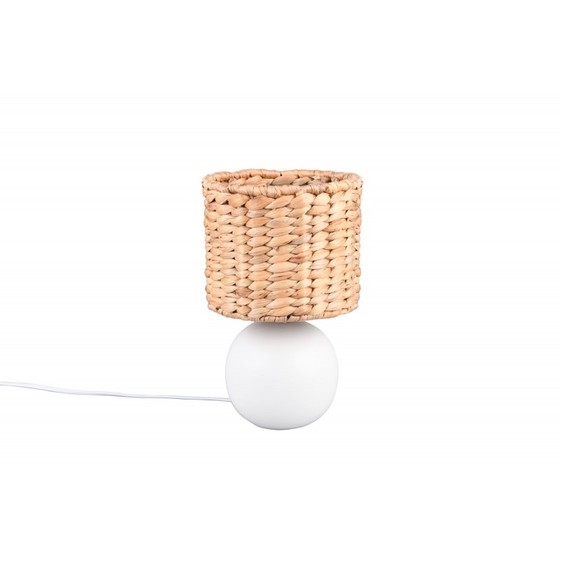 Trio Lampa Stołowa Vina 518900101 Biały, Brązowy I Odcienie Brązu