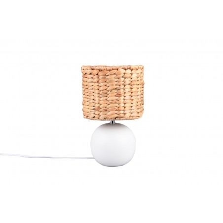 Trio Lampa Stołowa Vina 518900101 Biały, Brązowy I Odcienie Brązu