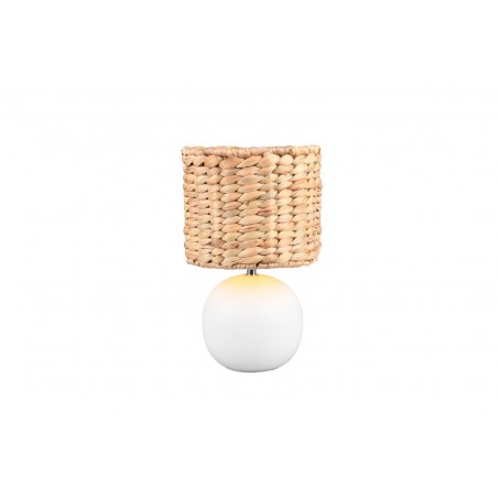 Trio Lampa Stołowa Vina 518900101 Biały, Brązowy I Odcienie Brązu