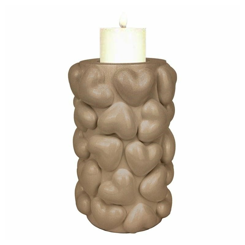 Richmond Świecznik Anne Hearts S Złoty