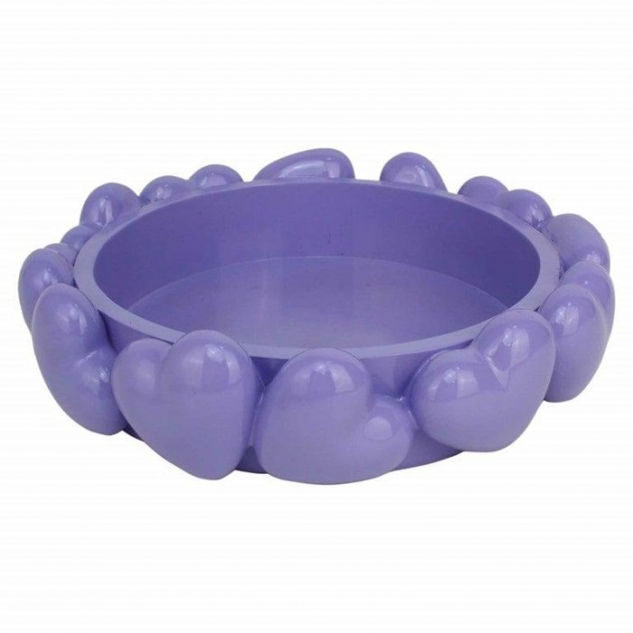 Richmond Taca Dekoracyjna Sanny Hearts    Fioletowa