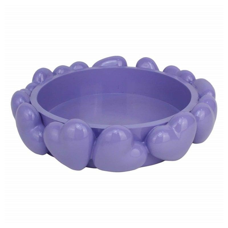 Richmond Taca Dekoracyjna Sanny Hearts    Fioletowa