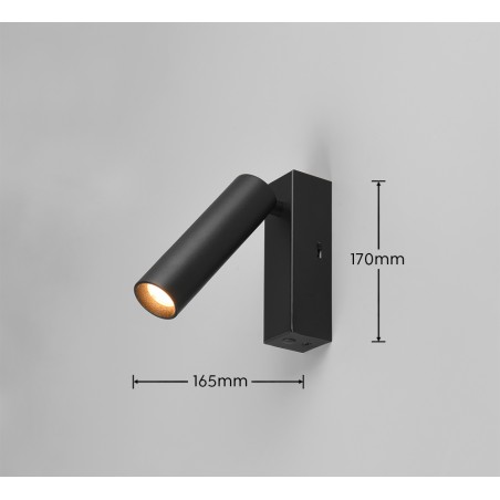 Trio Kinkiet Ambala 849210132 Czarny