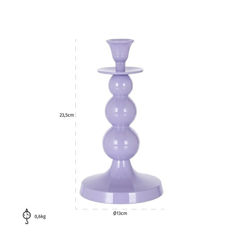 Richmond Świecznik Ryan Fioletowy