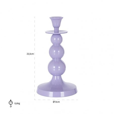 Richmond Świecznik Ryan Fioletowy