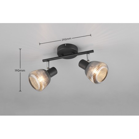 Trio Lampa Natynkowa Tarifa 862800232 Czarny