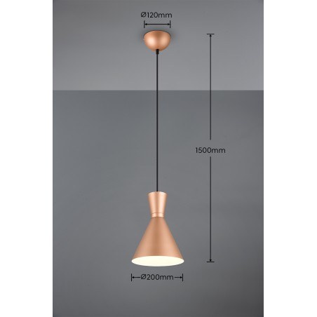 Rl Lampa Wisząca Nowoczesna Enzo R30781065 Brązowy I Odcienie Brązu