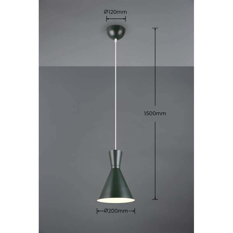 Rl Lampa Wisząca Nowoczesna Enzo R30781049 Zielony