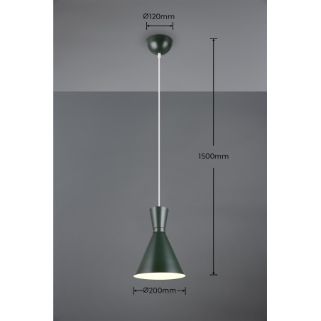 Rl Lampa Wisząca Nowoczesna Enzo R30781049 Zielony