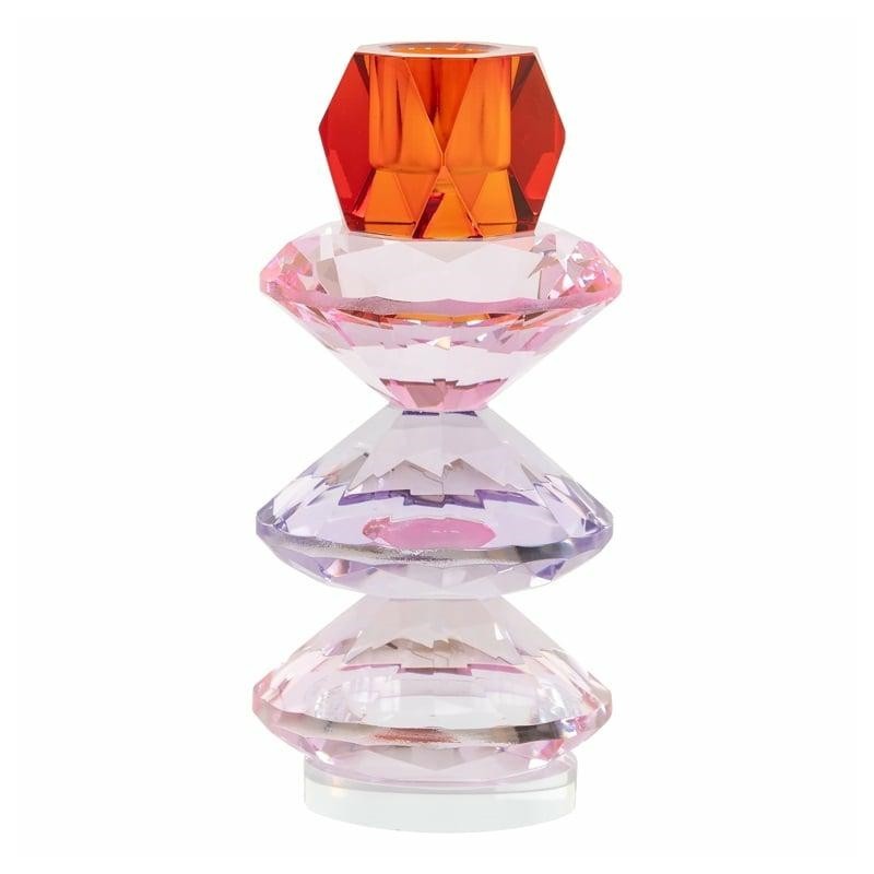 Richmond Świecznik Yalena L Różowy