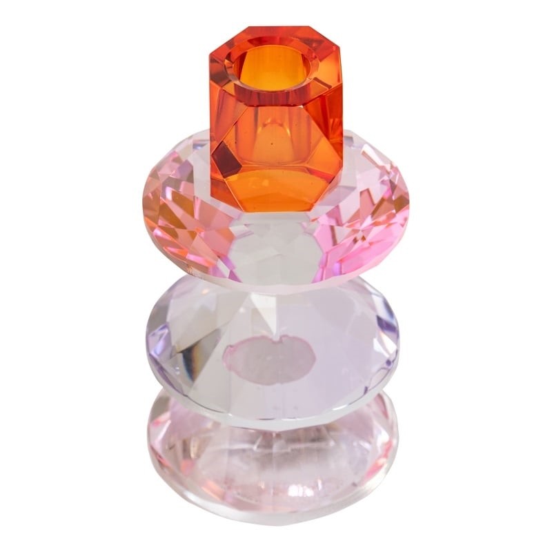 Richmond Świecznik Yalena L Różowy