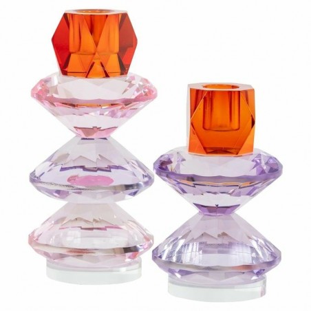 Richmond Świecznik Yalena L Różowy