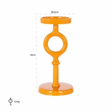 Richmond Świecznik Elina Pomarańczowy