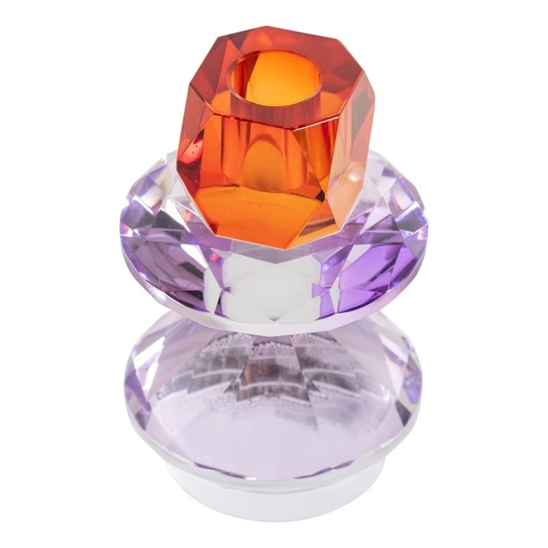 Richmond Świecznik Yalena S Fioletowy