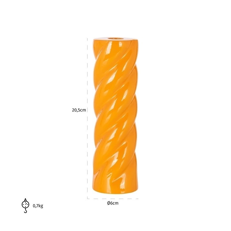 Richmond Świecznik Djoy L Pomarańczowy