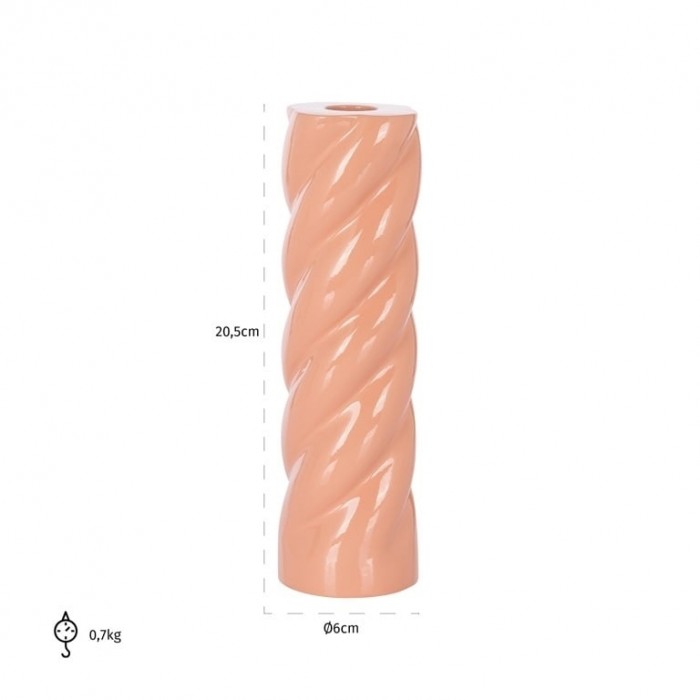 Richmond Świecznik Suzy L Różowy