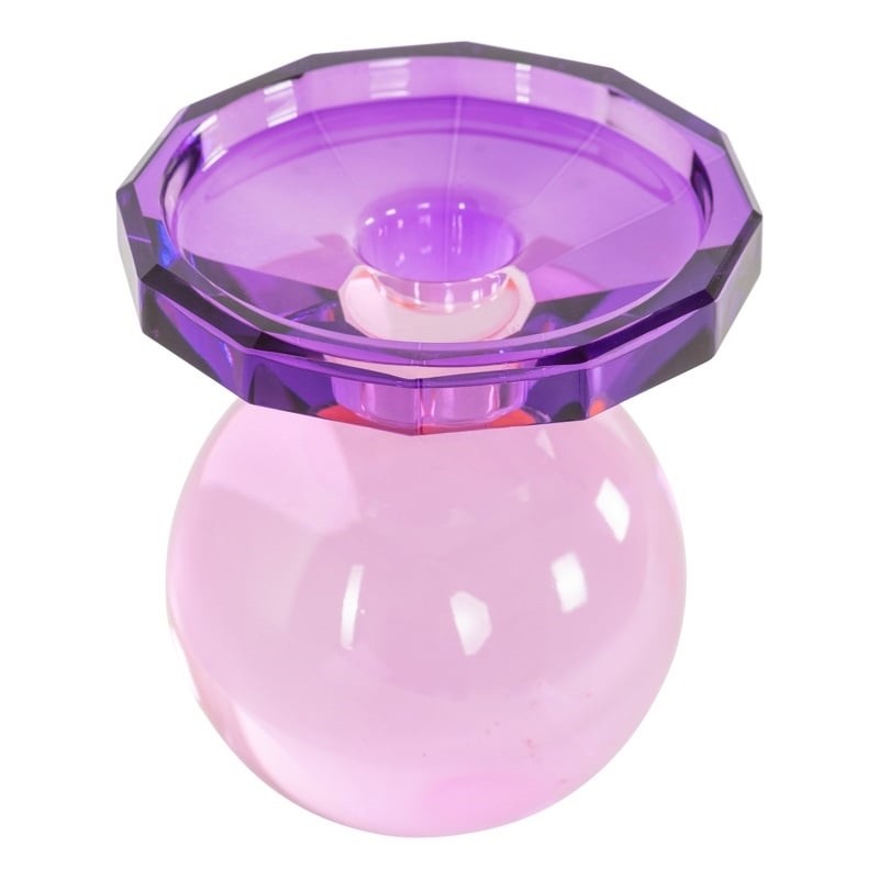 Richmond Świecznik Una Różowy