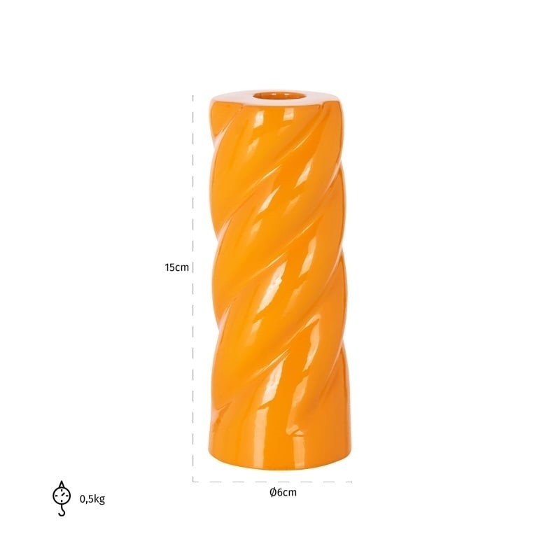 Richmond Świecznik Djoy S Pomarańczowy