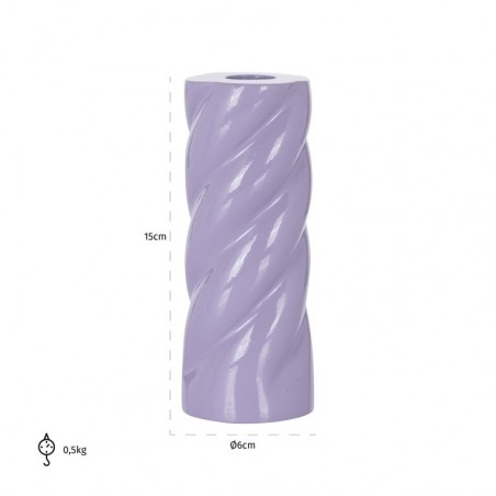 Richmond Świecznik Sarah S Fioletowy
