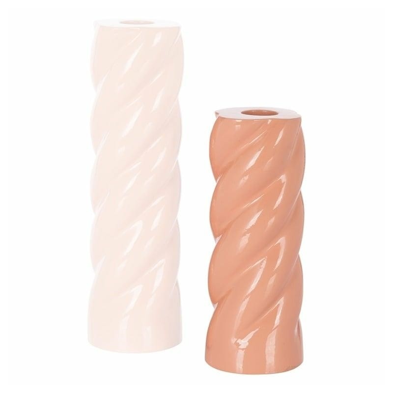 Richmond Świecznik Suzy S Różowy