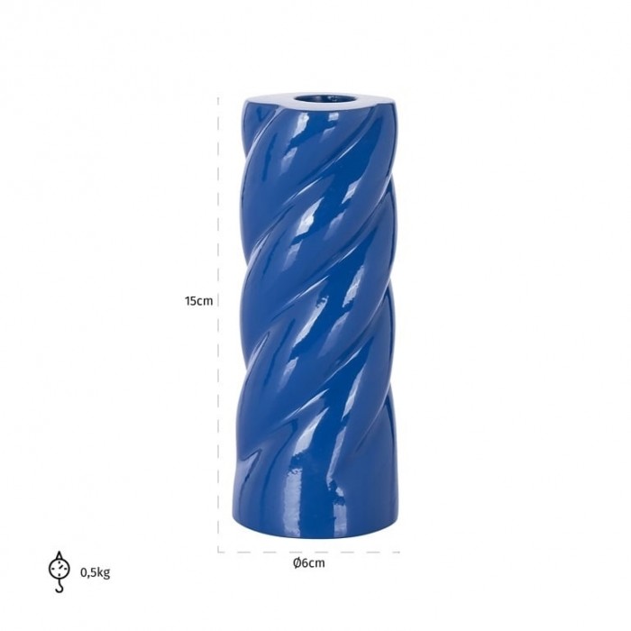 Richmond Świecznik Sven S Niebieski