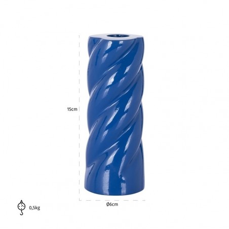 Richmond Świecznik Sven S Niebieski