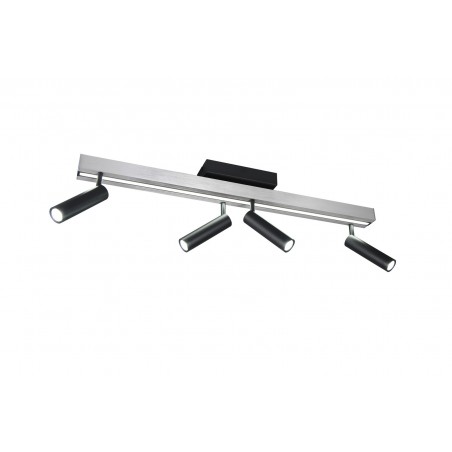 Trio Lampa natynkowa ZENO 648310505 srebrny i odcienie srebra, czarny