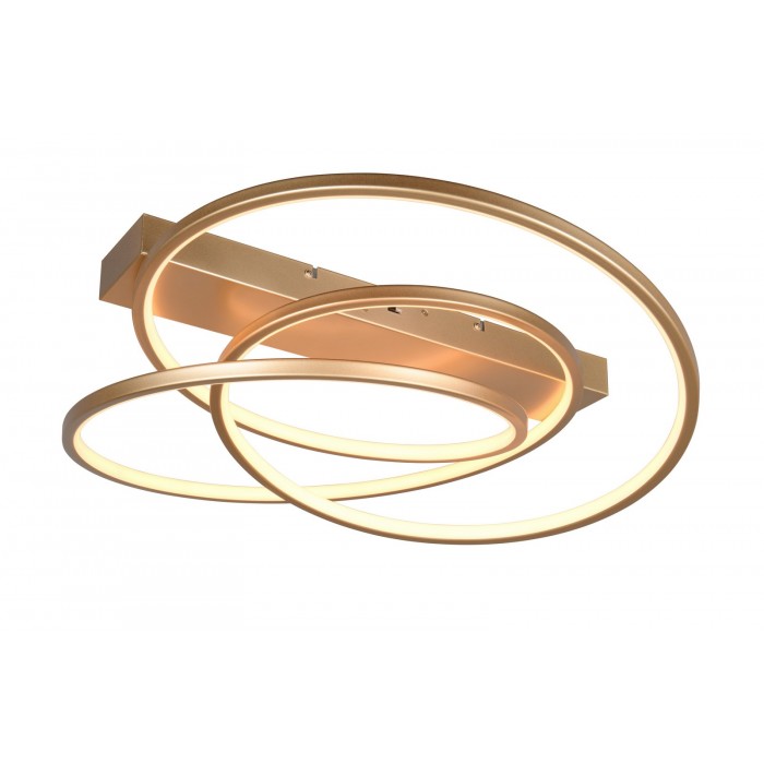 Trio Lampa natynkowa LED DARVIN 649110179 złoty i odcienie złota