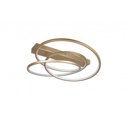 Trio Lampa natynkowa LED DARVIN 649110179 złoty i odcienie złota