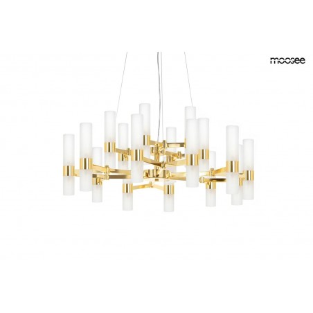 MOOSEE lampa wisząca TUBS 18 złota