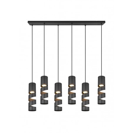 Trio Lampa wisząca nowoczesna STREAM 364000632 czarny