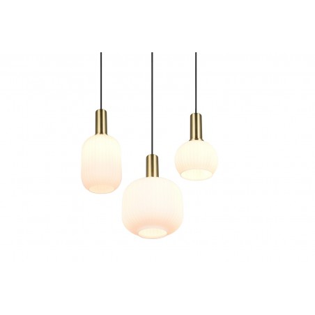 Trio Lampa wisząca nowoczesna DIVA 319830308 złoty i odcienie złota, czarny