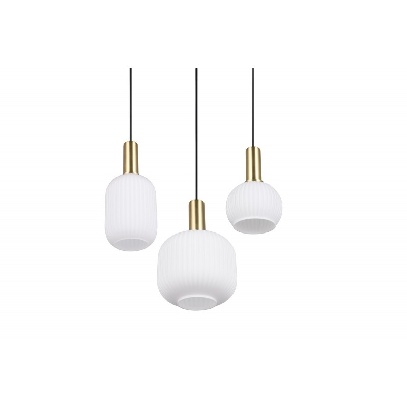 Trio Lampa wisząca nowoczesna DIVA 319830308 złoty i odcienie złota, czarny