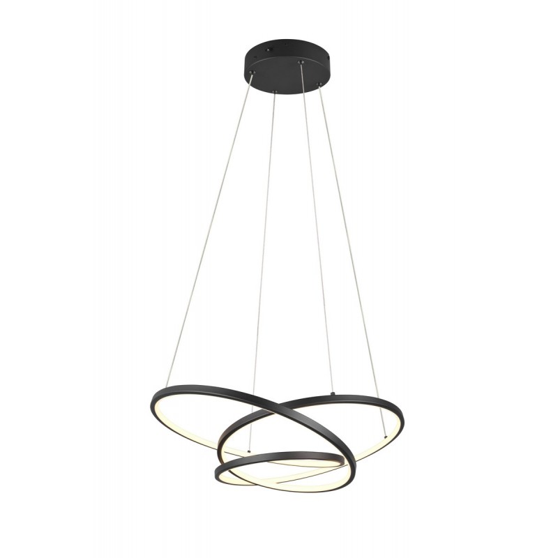 Trio Lampa wisząca LED nowoczesna DARVIN 349110132 czarny