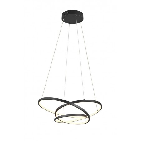Trio Lampa wisząca LED nowoczesna DARVIN 349110132 czarny