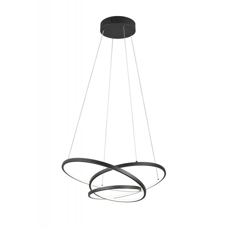 Trio Lampa wisząca LED nowoczesna DARVIN 349110132 czarny