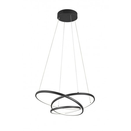 Trio Lampa wisząca LED nowoczesna DARVIN 349110132 czarny