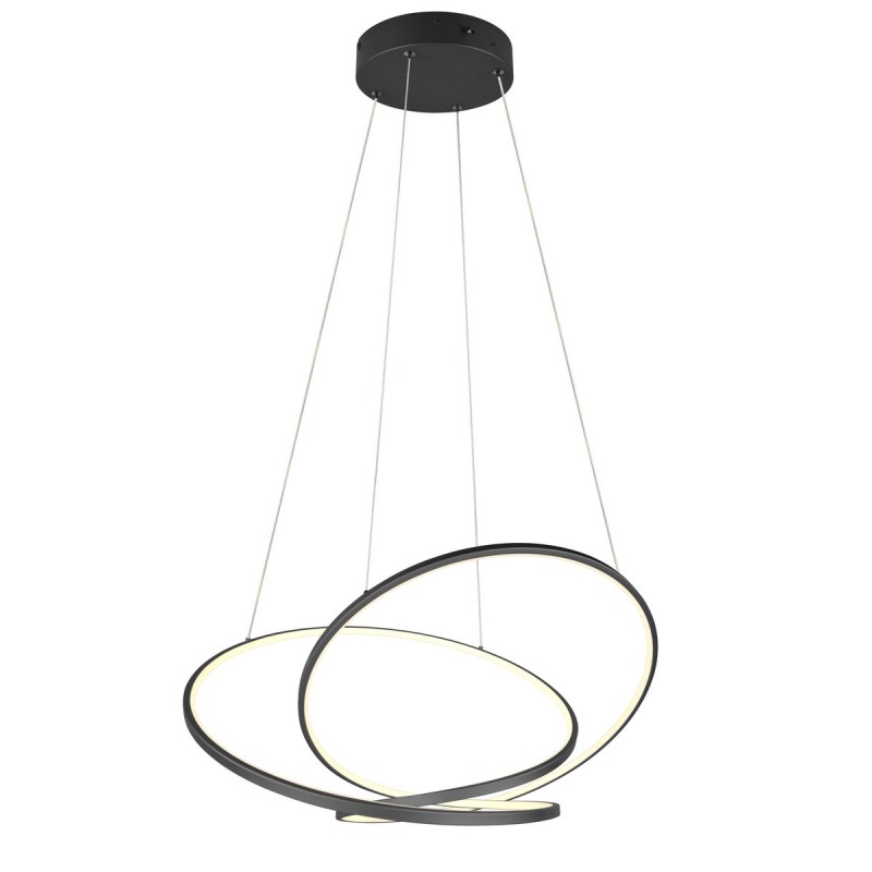 Trio Lampa wisząca LED nowoczesna DARVIN 349119132 czarny